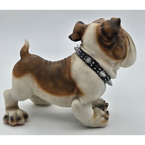 Realistic English Bulldog Resin Figure Dog Statue Sandicast Style Collectible - Picture 3 of 9